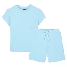 Kinder Jersey-Set, Blau, 98/104