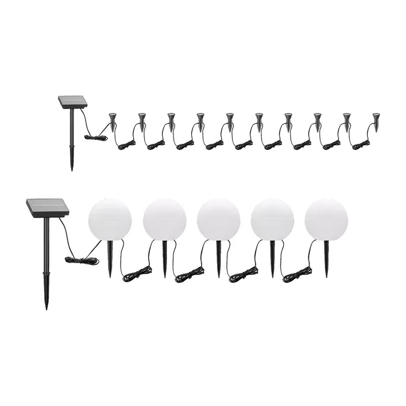 Solar-Bodenlichterkette