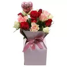 Rose in Geschenkschachtel