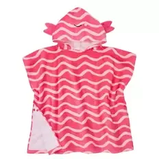 Kinder Badetuch oder Poncho, Poncho, Krebs, 65 x 60 cm
