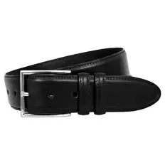 Herren Ledergürtel, Schwarz, 95 cm