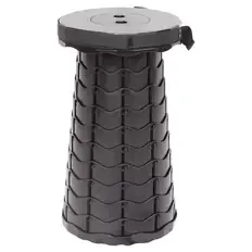 Camping Hocker, Klappbar, Schwarz
