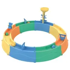 Steck-Sandkasten mit Wasserbahn