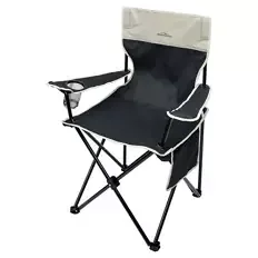 Faltbarer Campingstuhl, Anthrazit
