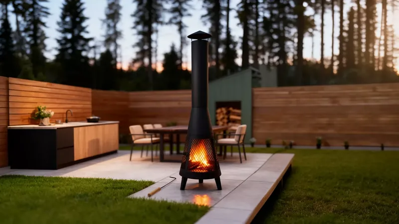 Gartenkamin