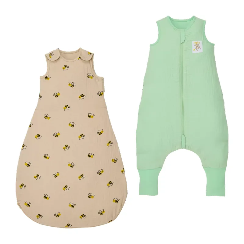 Baby-Musselinschlafsack / -overall