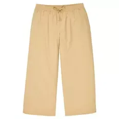 Damen Popeline-Hose, Beige, S 36/38