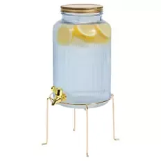 Glas-Getränkespender oder Gläser, Spender, Blau