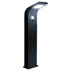 Solargartenleuchte mit Bewegungsmelder, Schwarz
