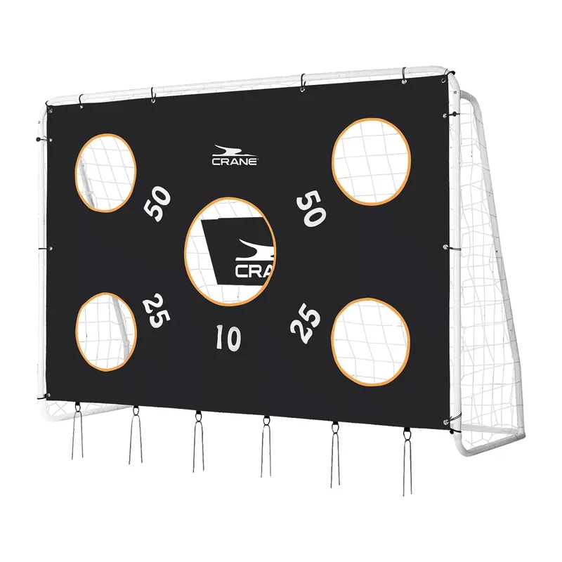Fußballtor mit Torwand