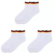 Kinder Sneaker-Socken, 3er-Pack, 23/26