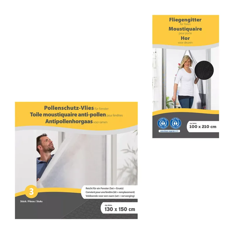 Fliegengitter / Pollenschutz-Vlies