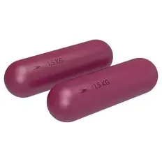 Pilates-Gewichte, Gewichtsstangen 2er Set, Berry