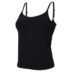 Damen BH-Top, Schwarz, S 36/38