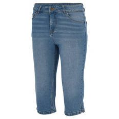 Damen Capri-Jeans, Mittelblau, 36