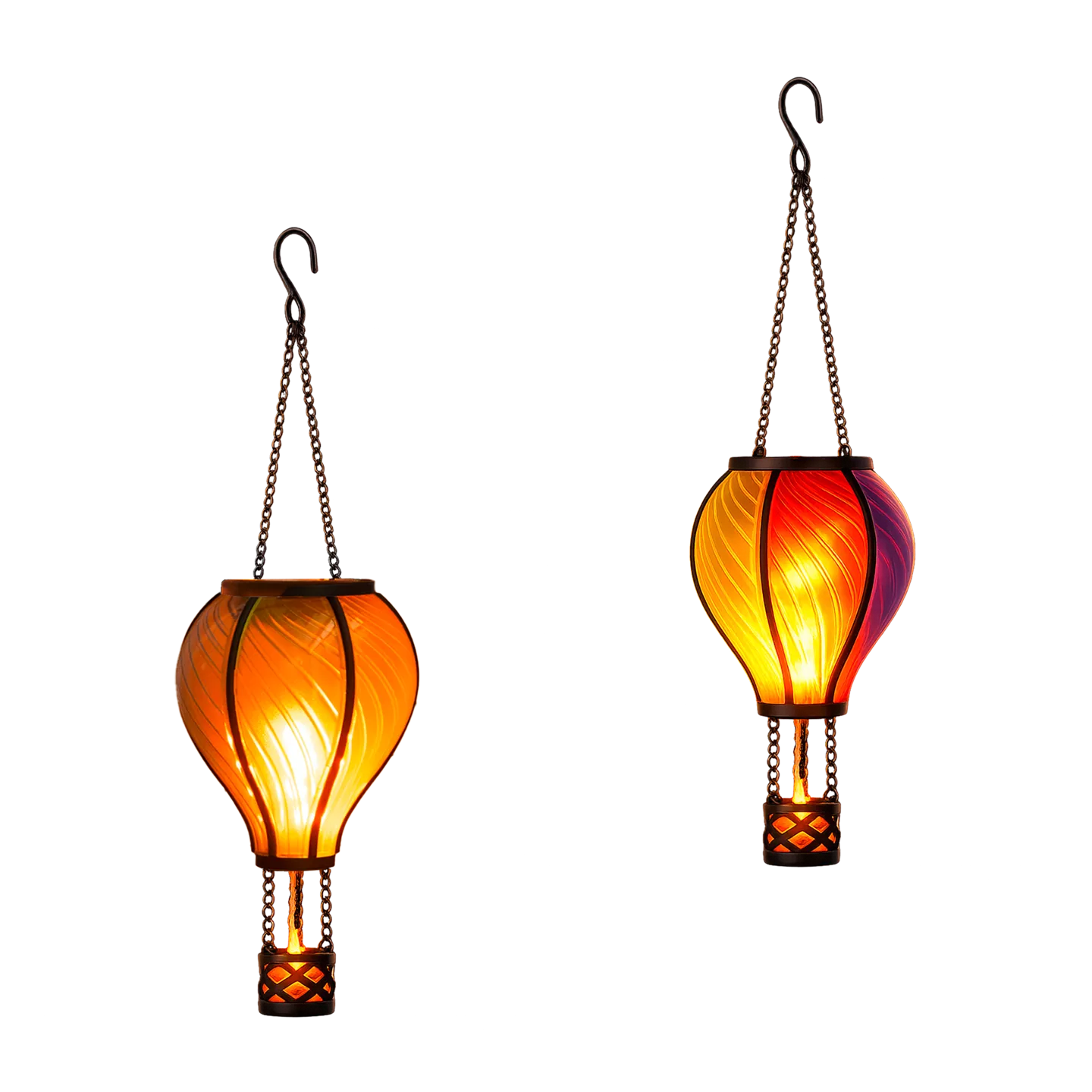 Mini-Solar-LED-Heißluftballon