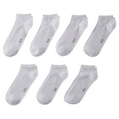 Damen oder Herren Sneaker-Socken, Weiß, Gr. 35/38