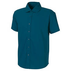 Herren Leinen-Hemd, Blau, M
