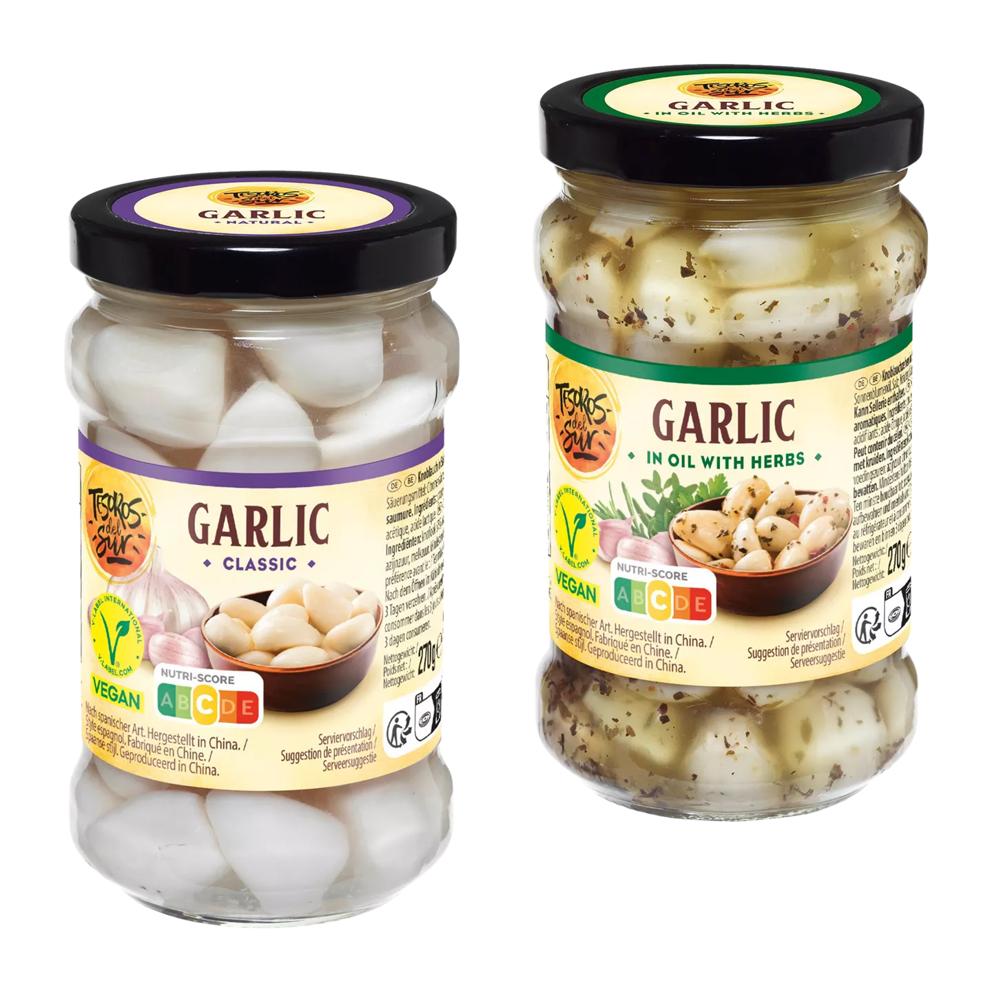 Eingelegter Knoblauch