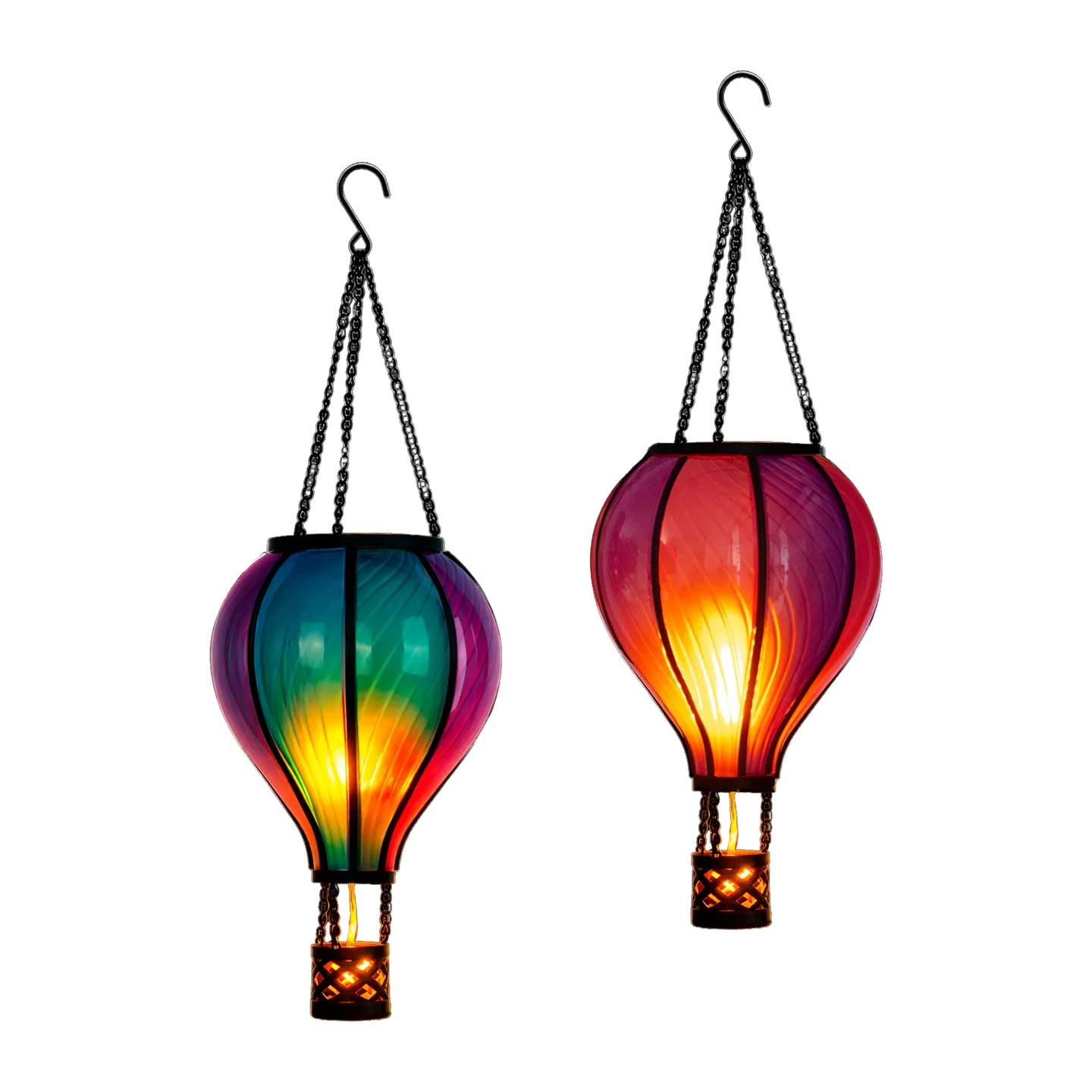 Solar-LED-Heißluftballon XL