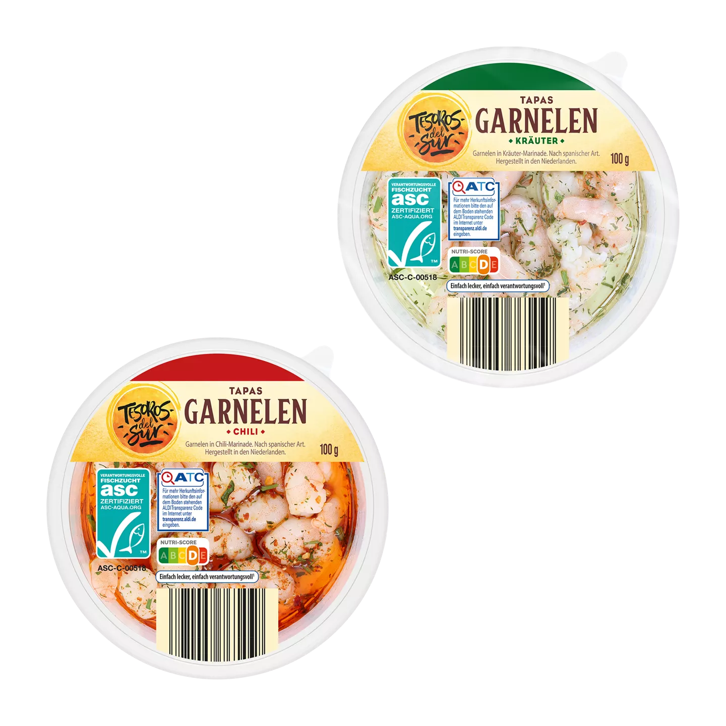 Tapas-Garnelen