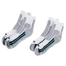 Damen oder Herren Socken 2er-Pack, Ankle, Weiß, 35/38