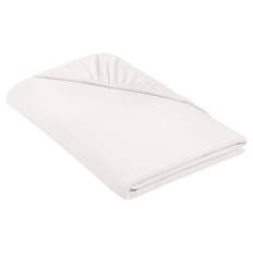 Supersoft Spannbetttuch, Normalgröße, Weiß