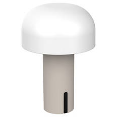 Außentischleuchte Modern, Pilz, Beige