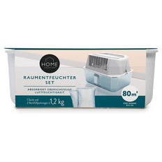 Raumentfeuchter Set, Gerät und 2 x 1,2 kg-Beutel