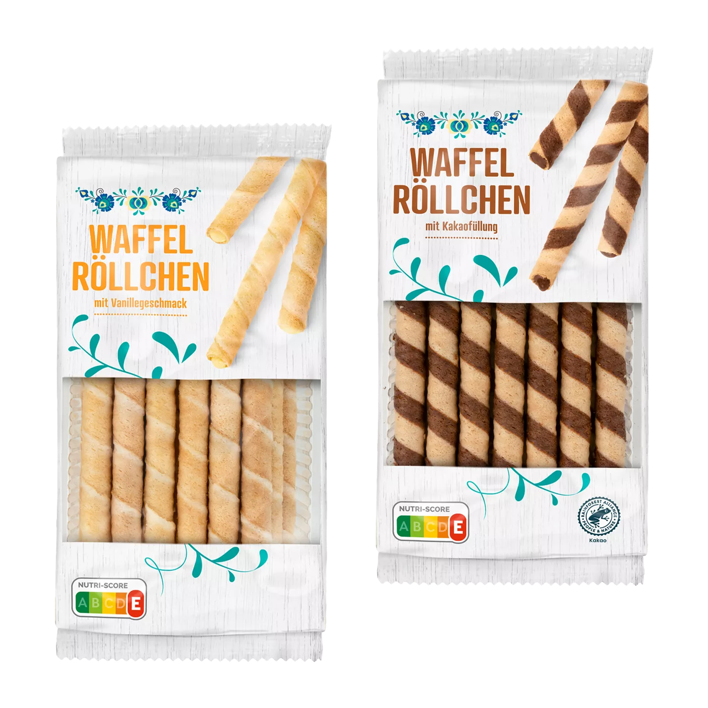 Waffelröllchen