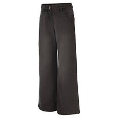 Kinder Jeans, Mädchen, Mittelgrau, 128