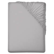 Jersey Boxspringbett Spannbetttuch, 180 x 200 cm, Hellgrau