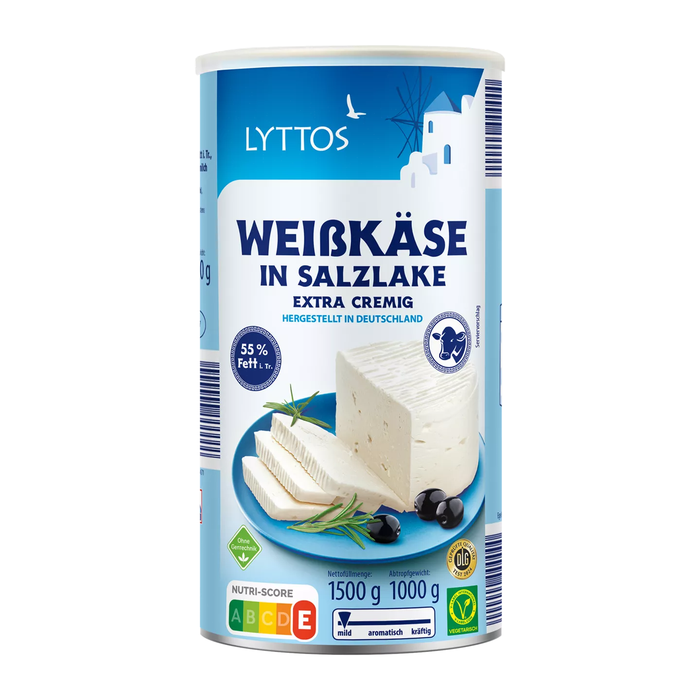 Weißkäse in Salzlake