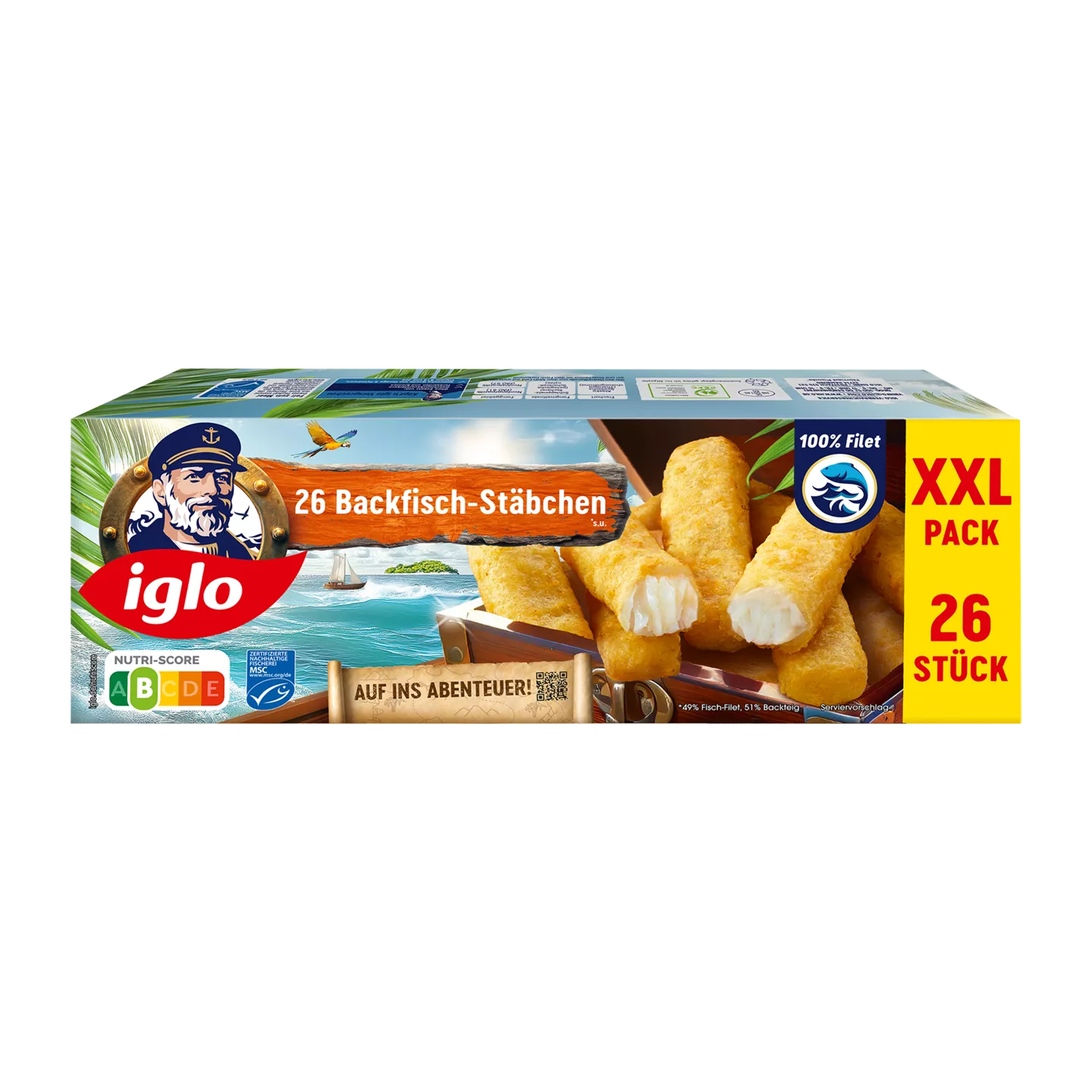 Backfisch-Stäbchen XXL