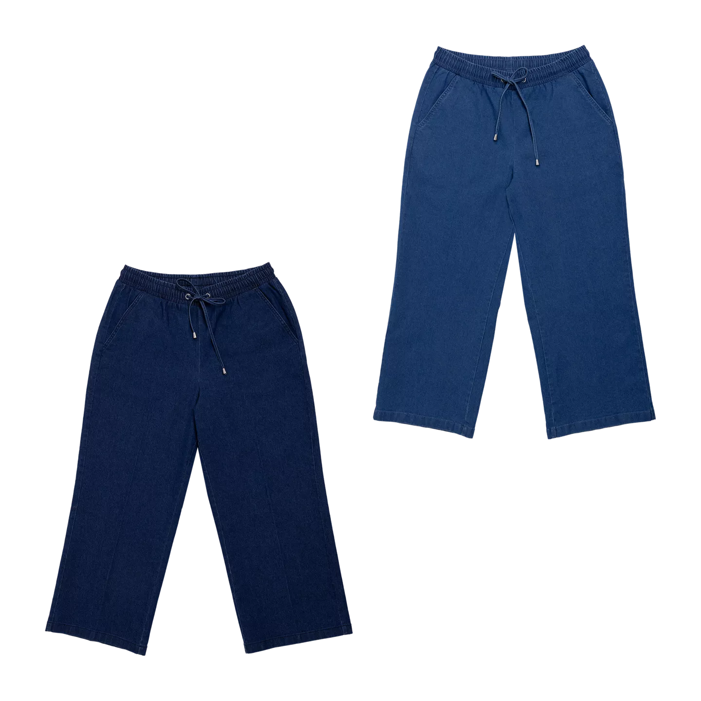 Denim-Culotte