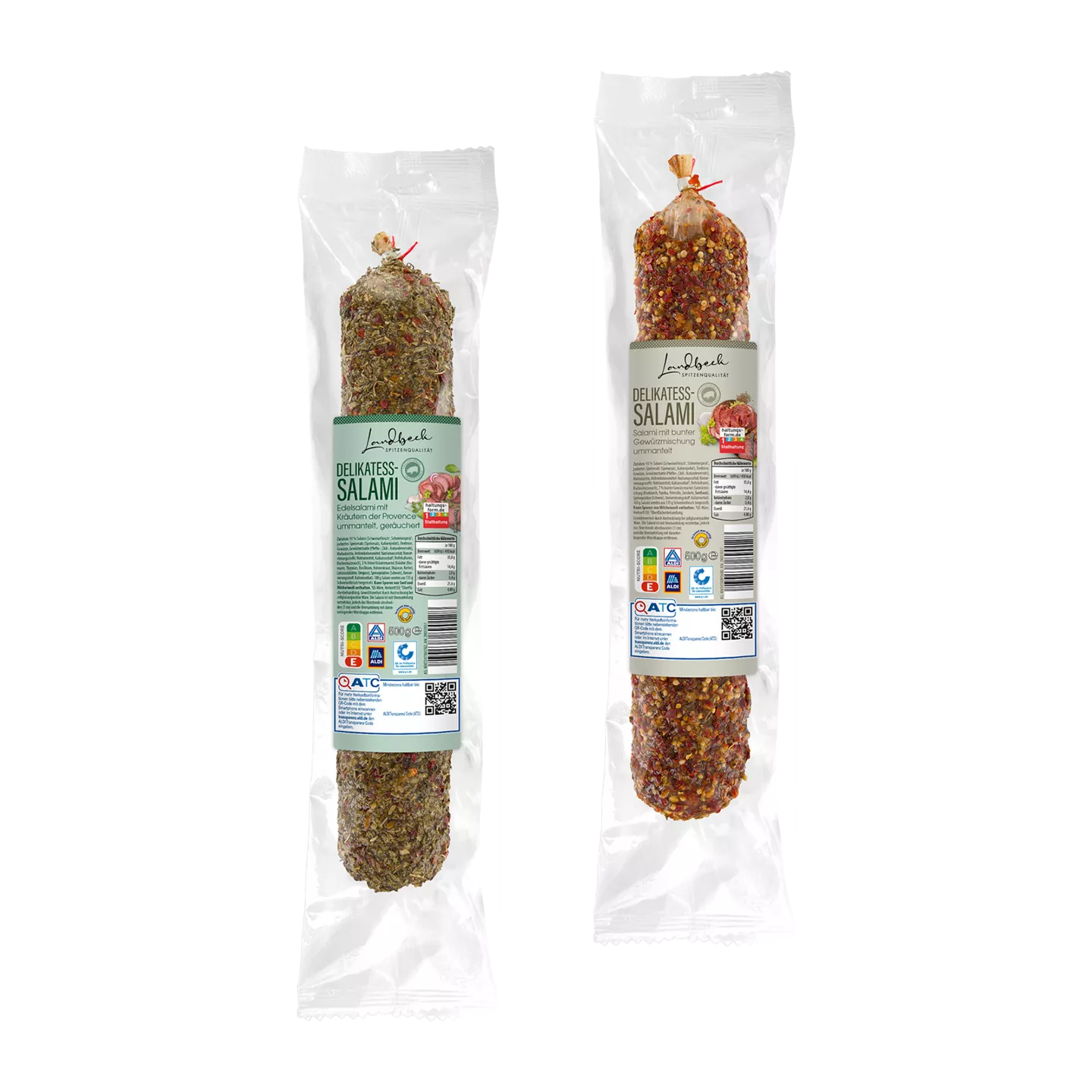 Ummantelte Salami