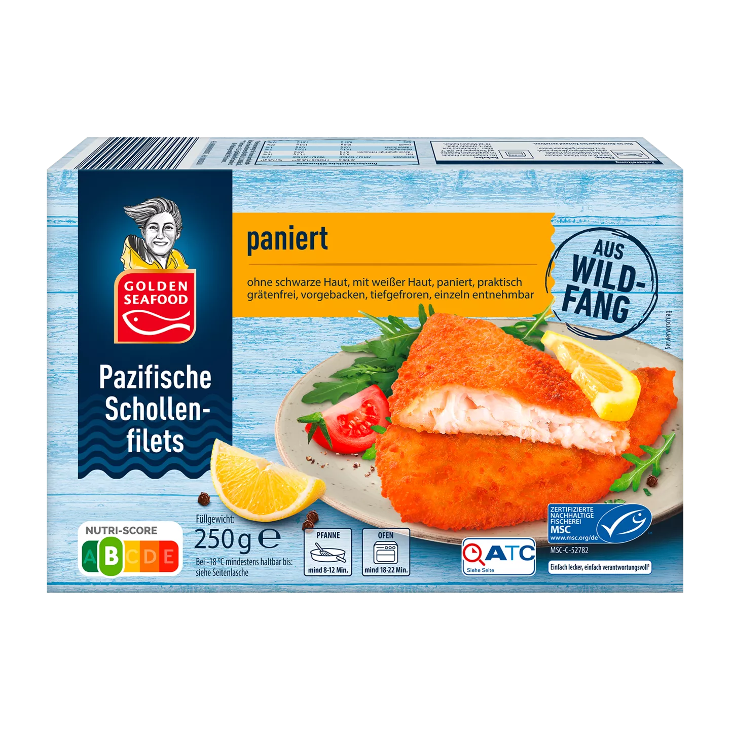 Pazifische Schollenfilets