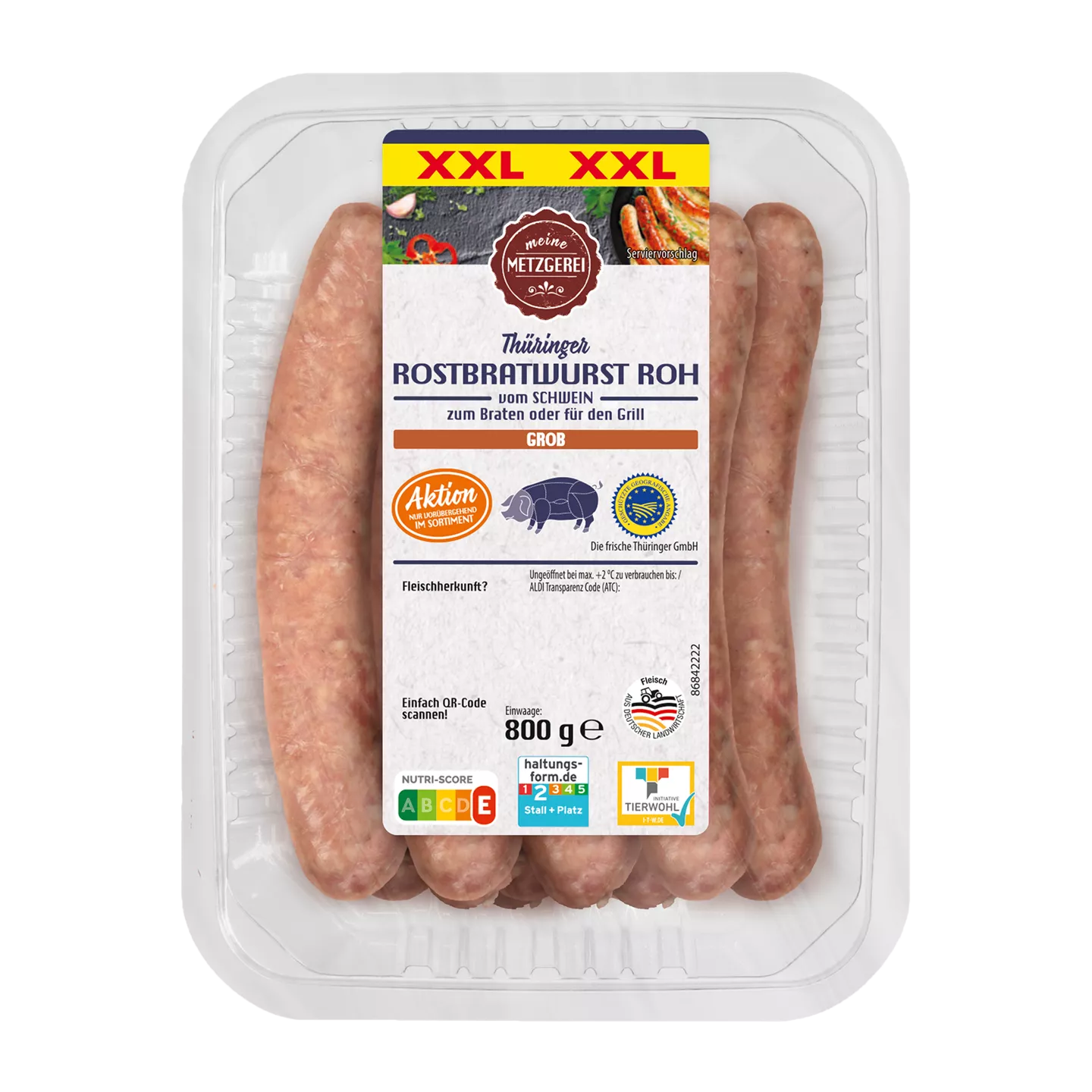 Thüringer Rostbratwurst XXL