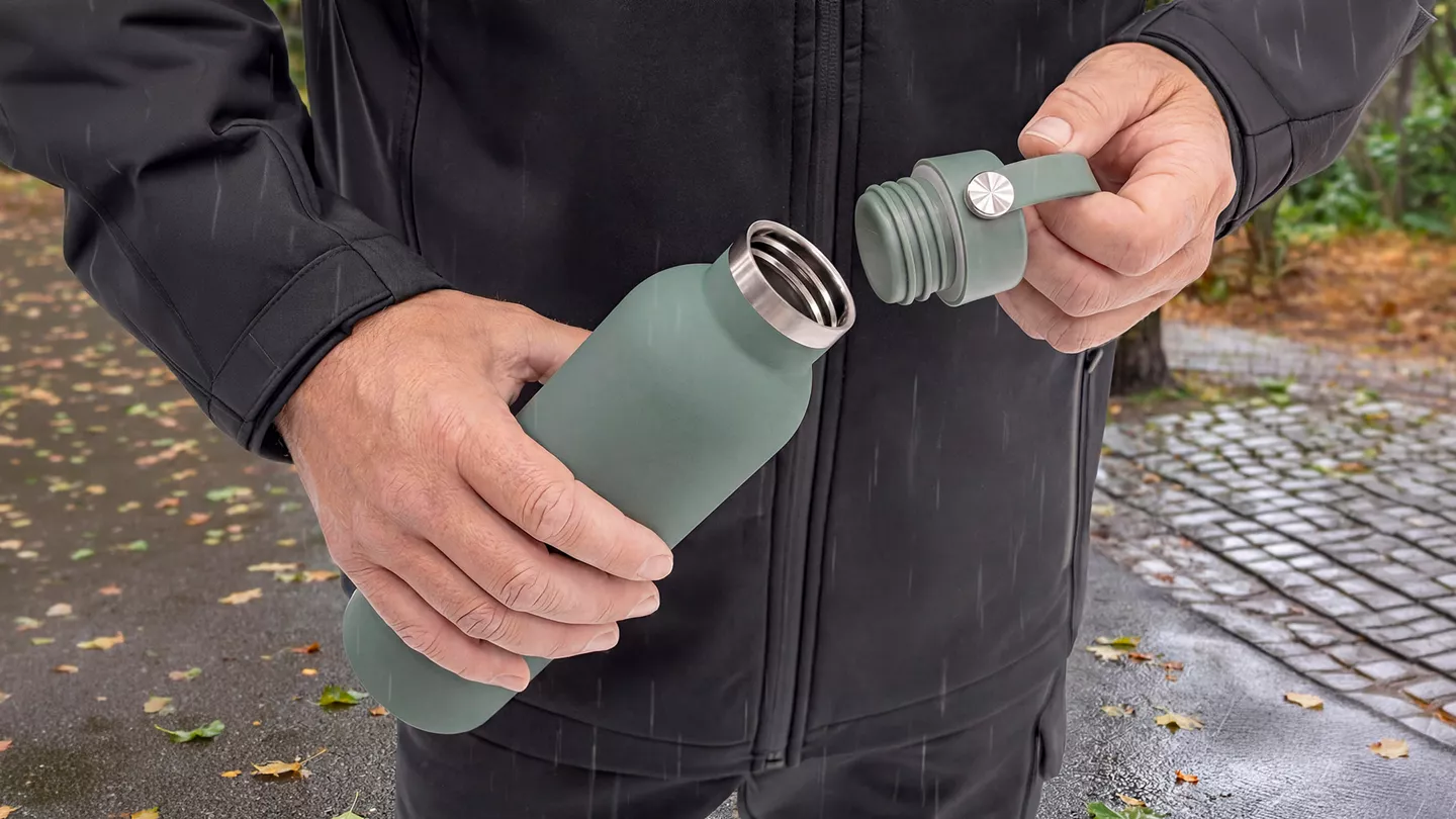 Edelstahl-Trinkflasche