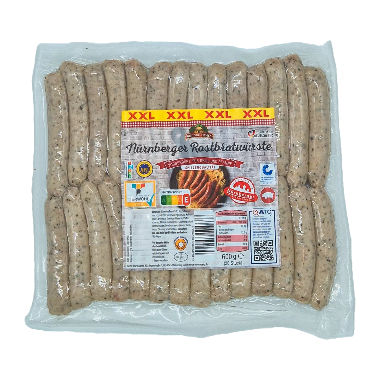Nürnberger Rostbratwürste XXL