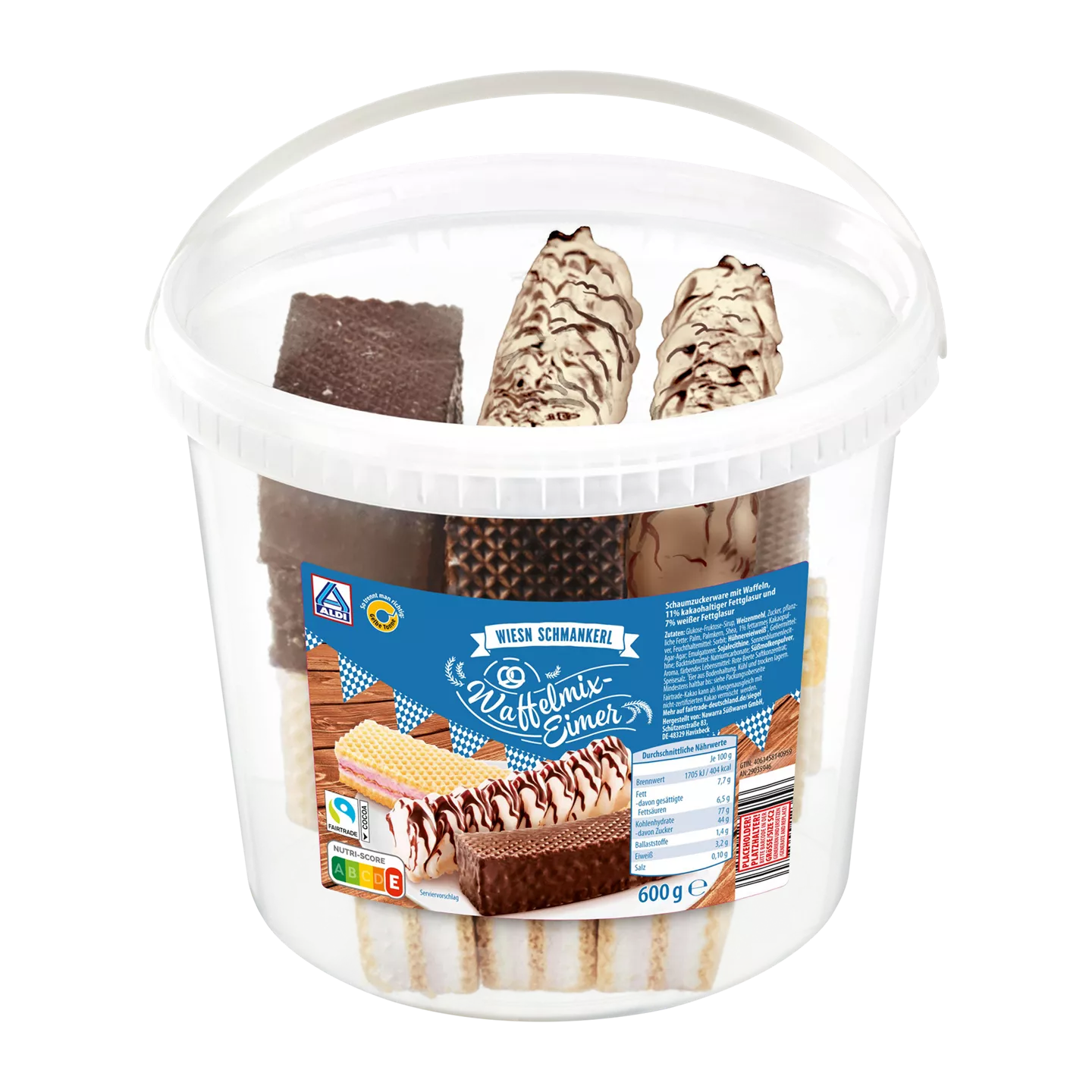 Waffelmix-Eimer