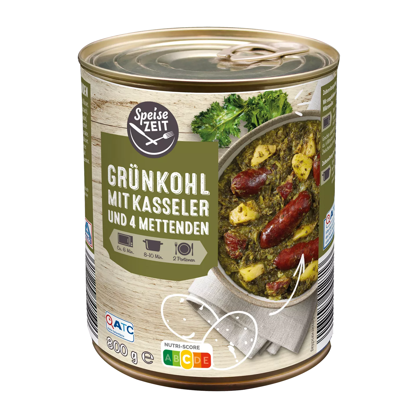 Grünkohl mit Kasseler und 4 Mettenden