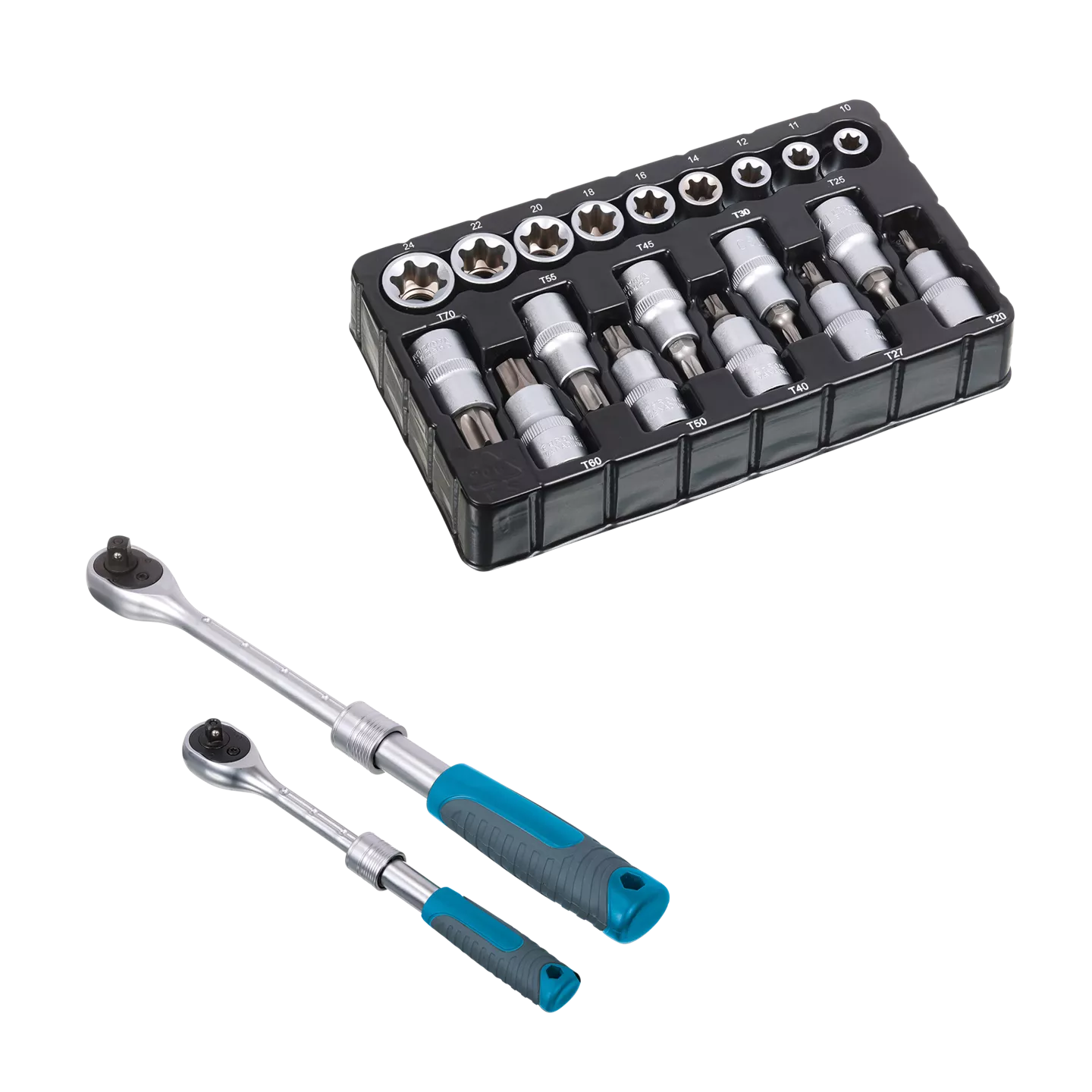 Teleskopratsche(n)/Steckschlüssel-Set