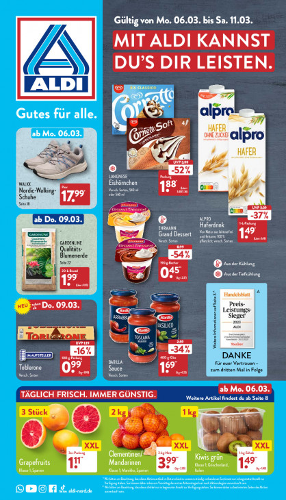 Aldi Nord Prospekt 09.03.2023