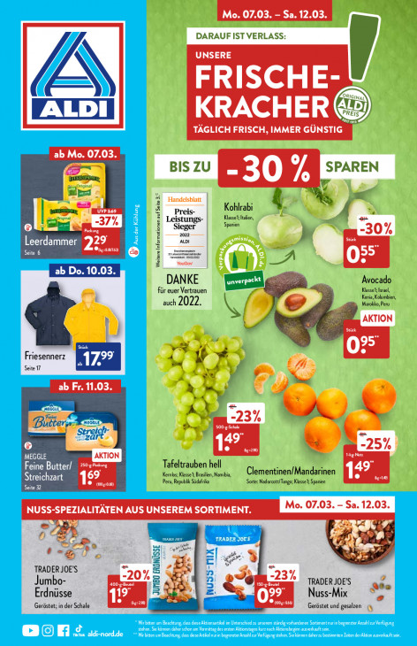 Aldi Nord Prospekt 10.03.2022