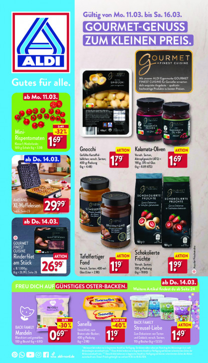 Aldi Nord Prospekt 14.03.2024
