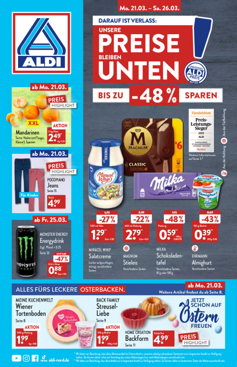 Aldi Nord Prospekt 24.03.2022