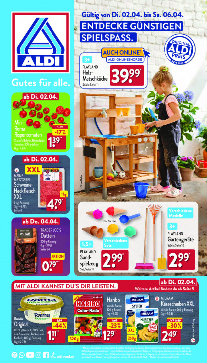 Aldi Nord Prospekt 04.04.2024