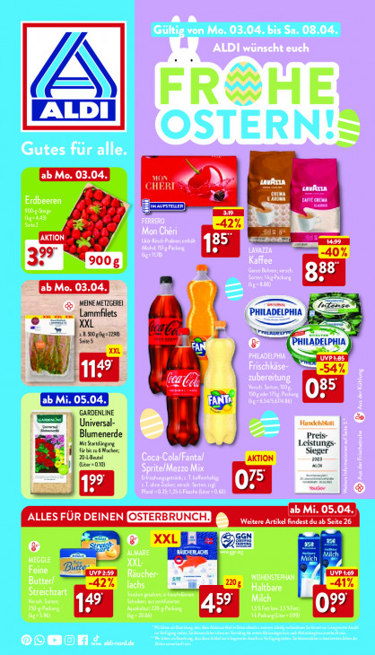 Aldi Nord Prospekt 05.04.2023