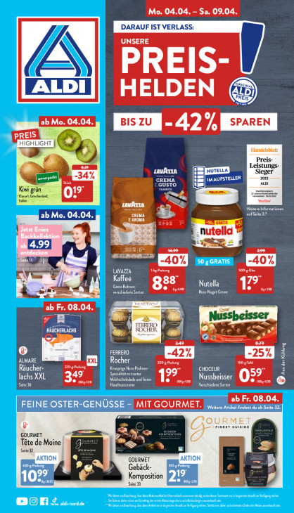 Aldi Nord Prospekt 07.04.2022
